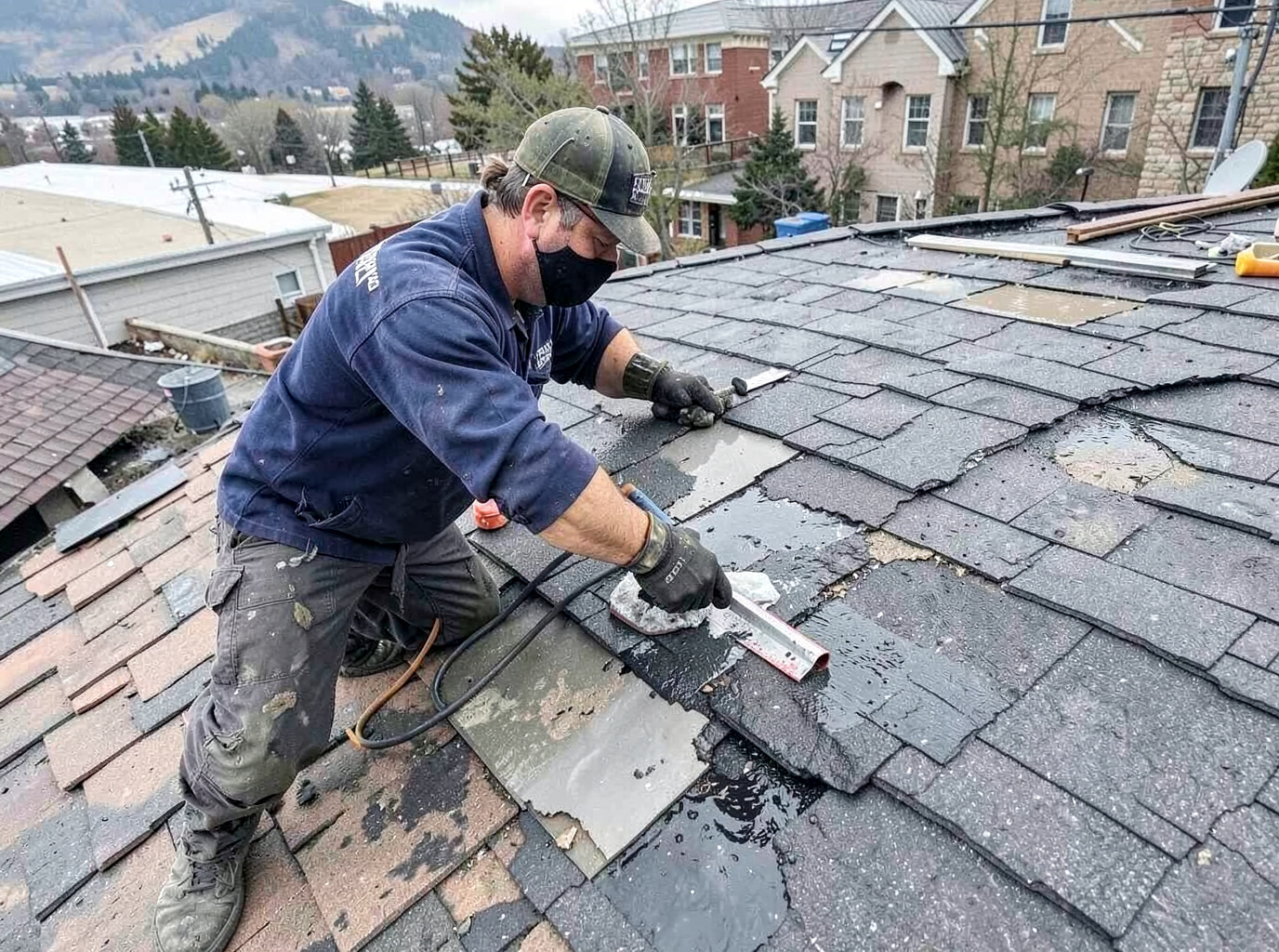 Hail Damage Roof Repair in Westfield