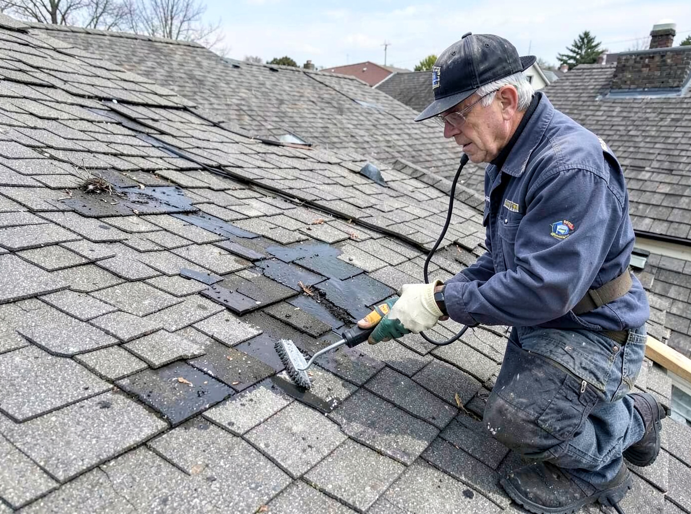 Shingle Roof Leak Repair in Westfield