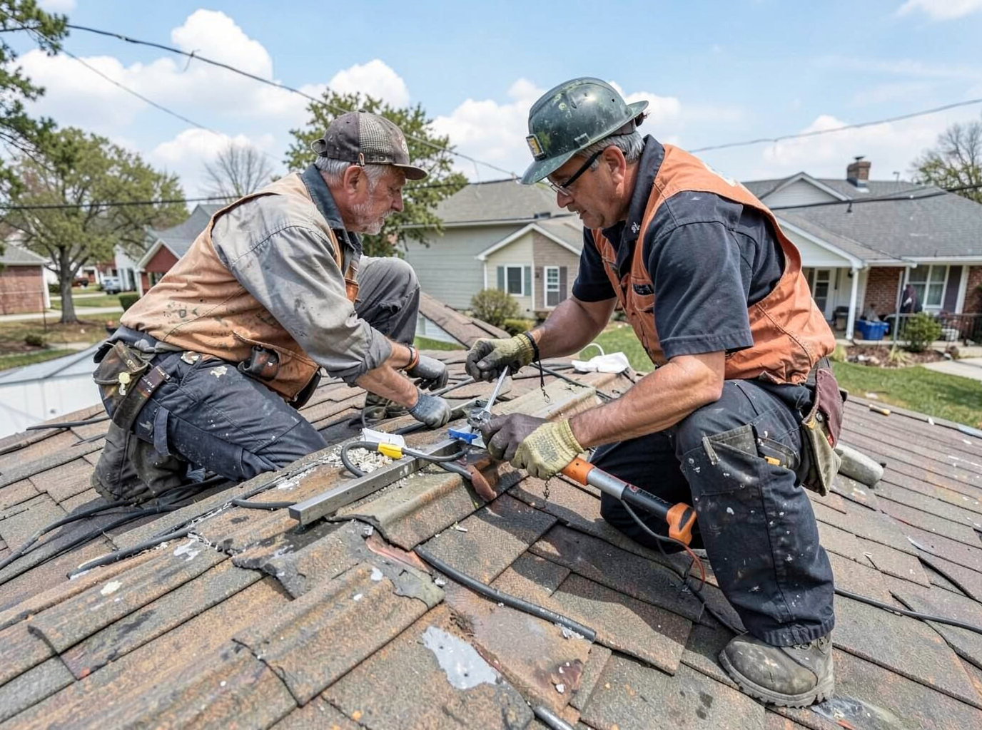 Wind Damage Roof Repair in Westfield